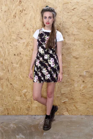 90s Rose Print Dress