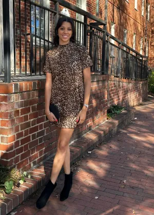 Abby Leopard Dress