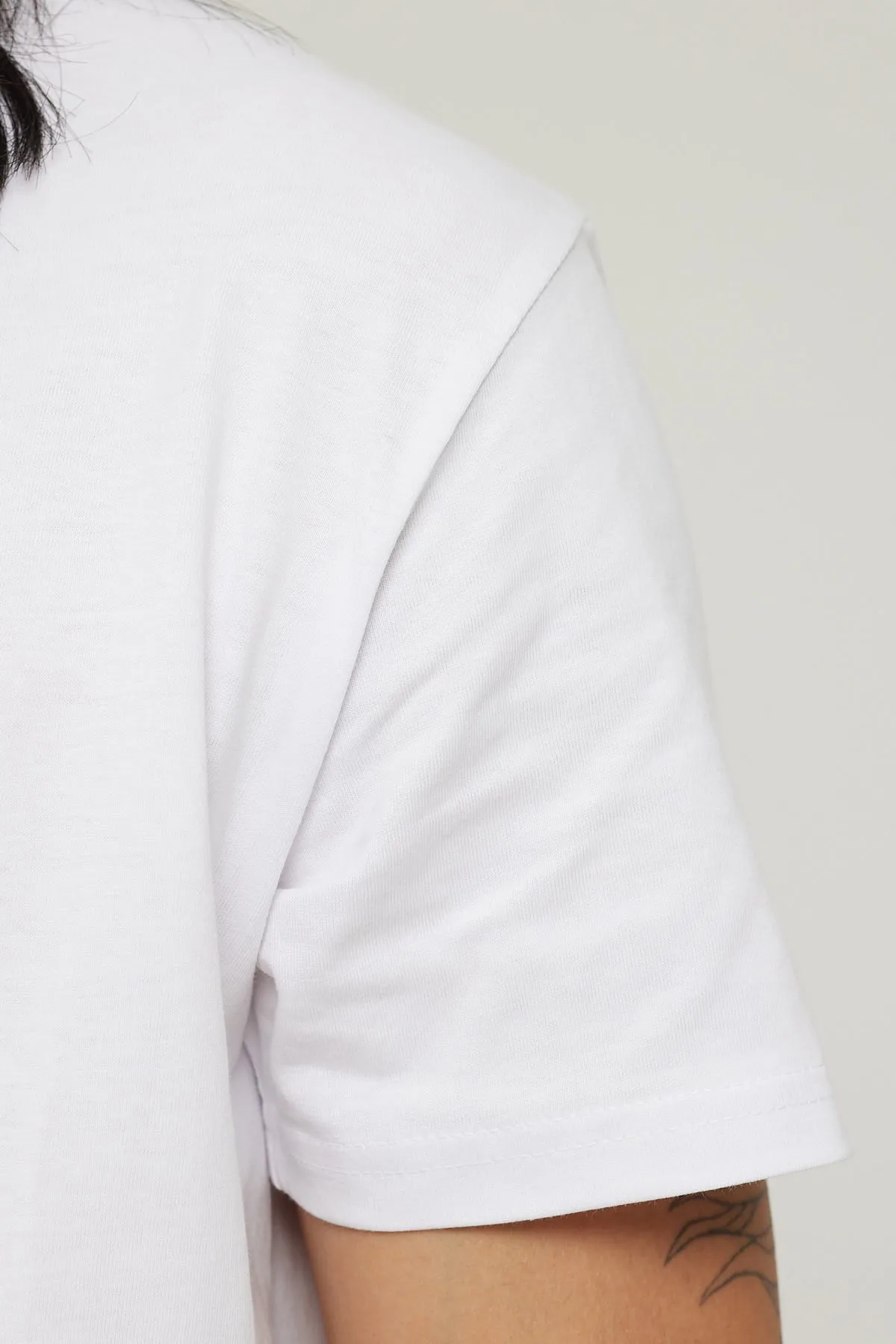 As Colour Tall Tee White