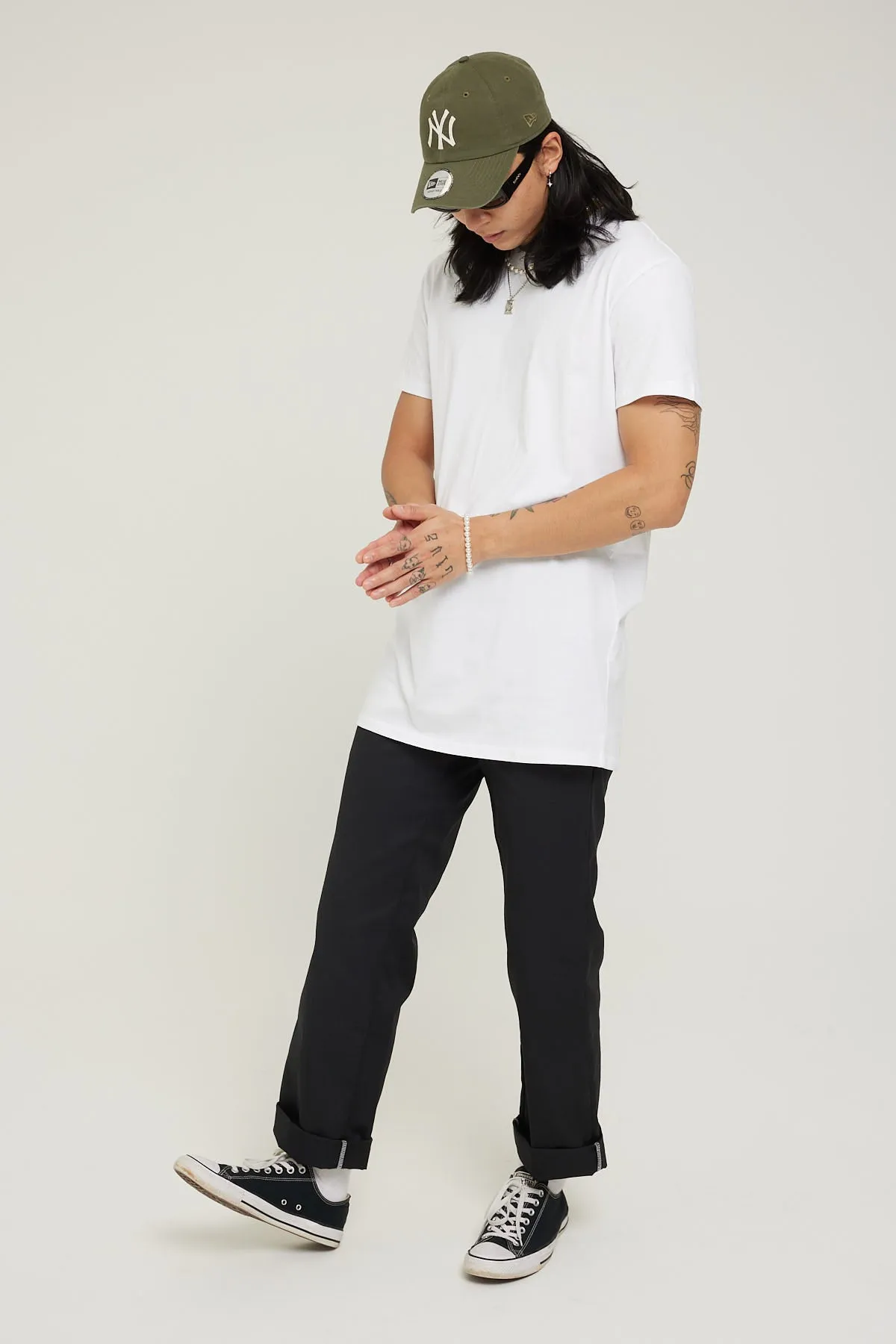 As Colour Tall Tee White