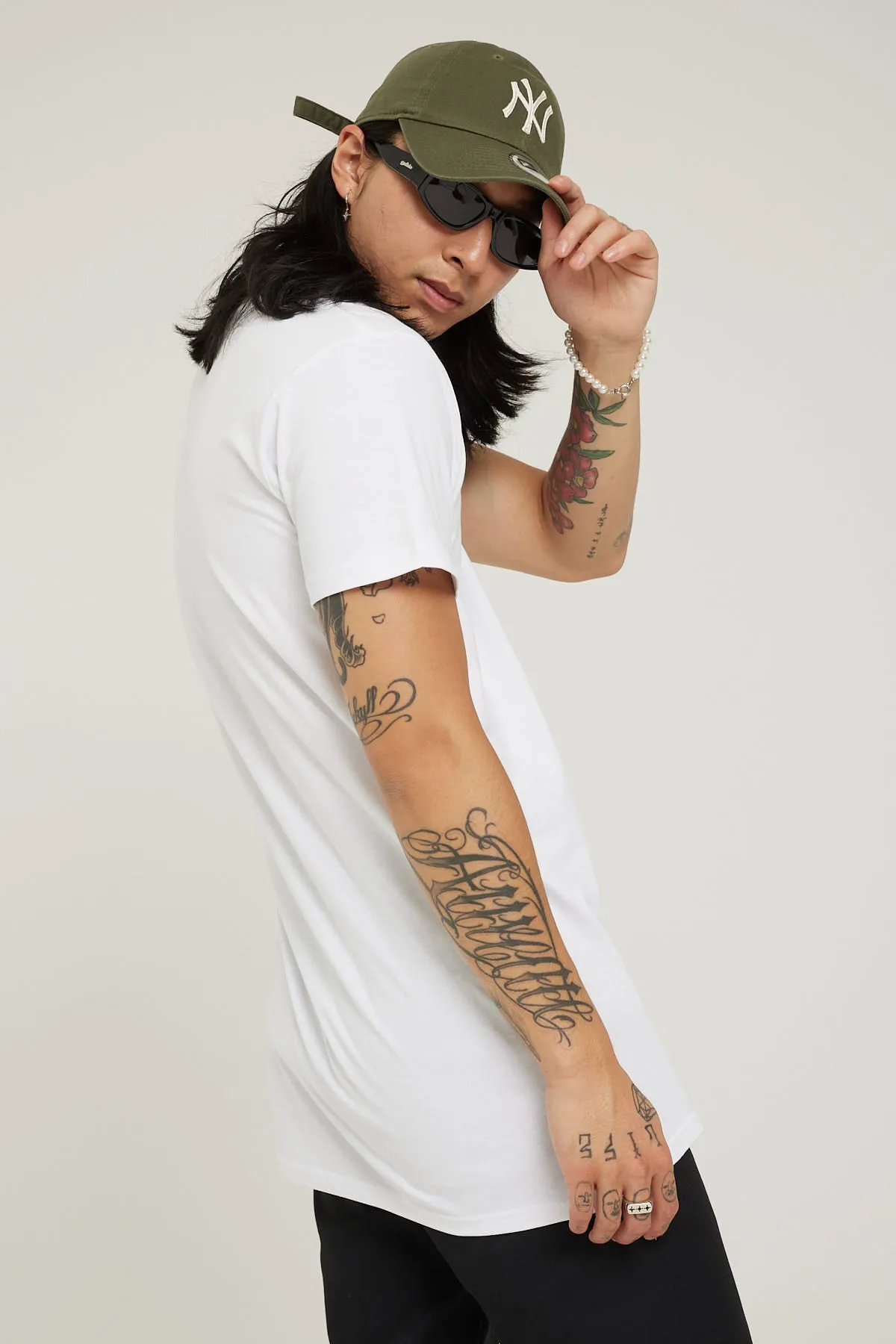 As Colour Tall Tee White