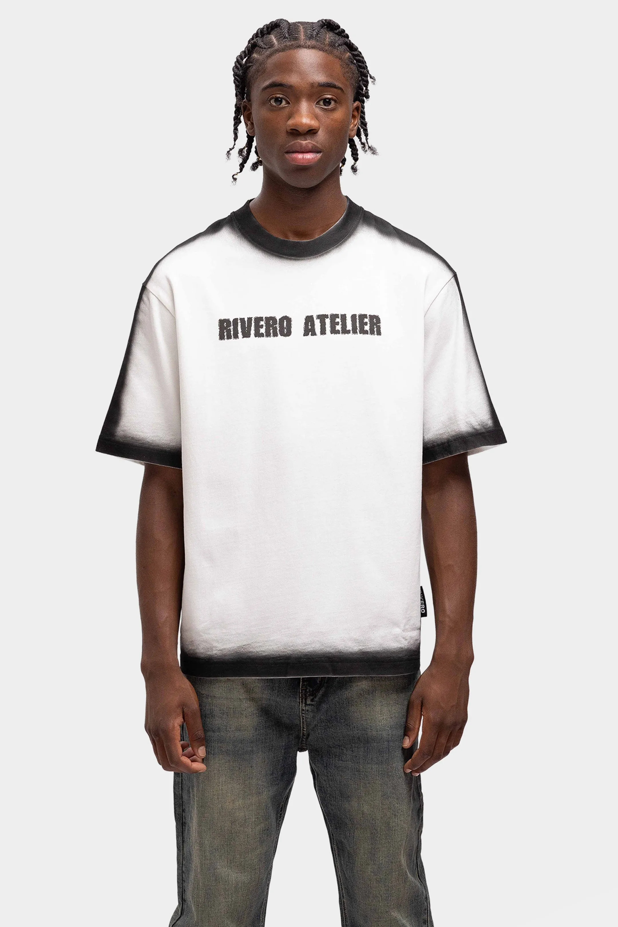 ATELIER SPRAYED T-SHIRT WHITE