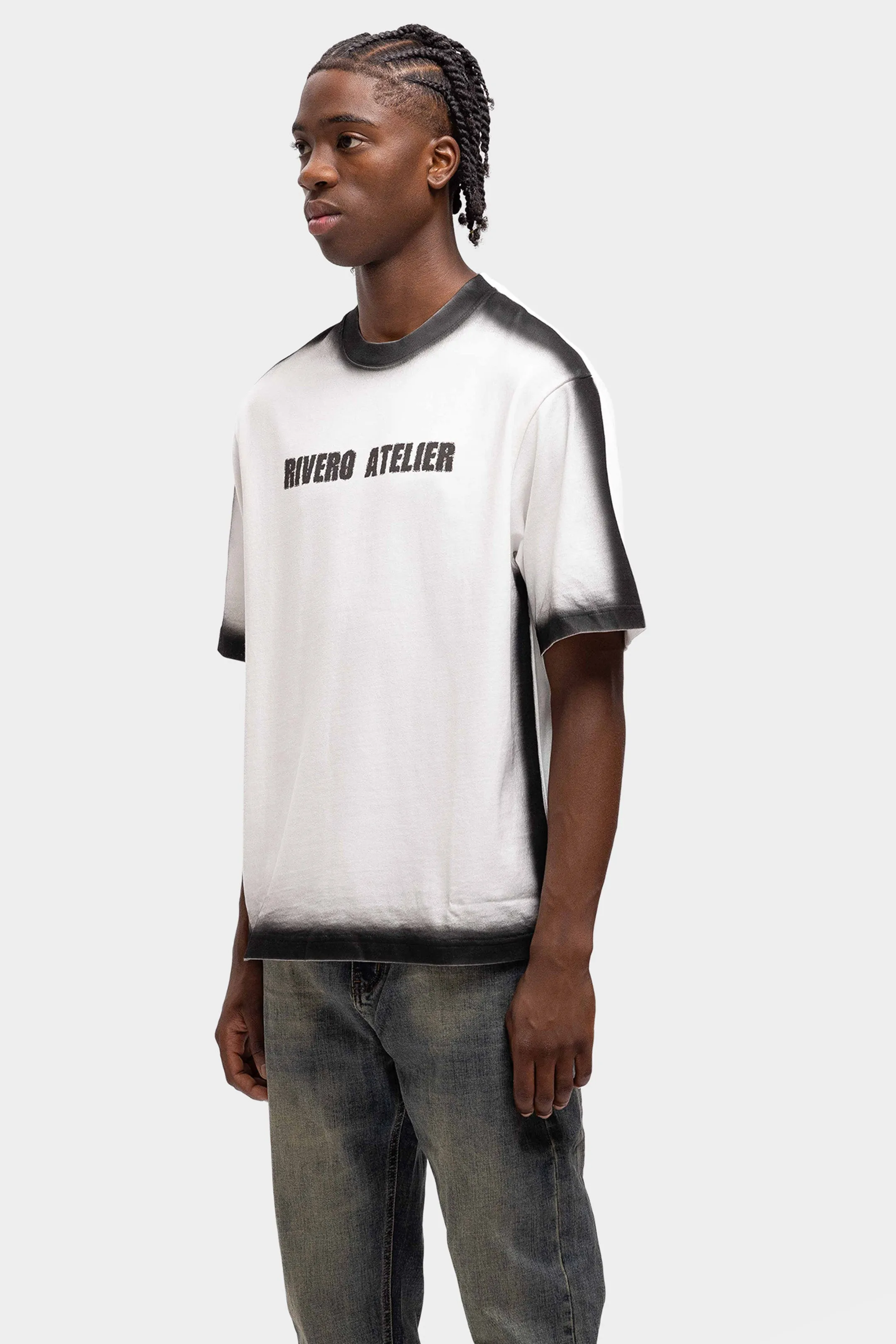 ATELIER SPRAYED T-SHIRT WHITE