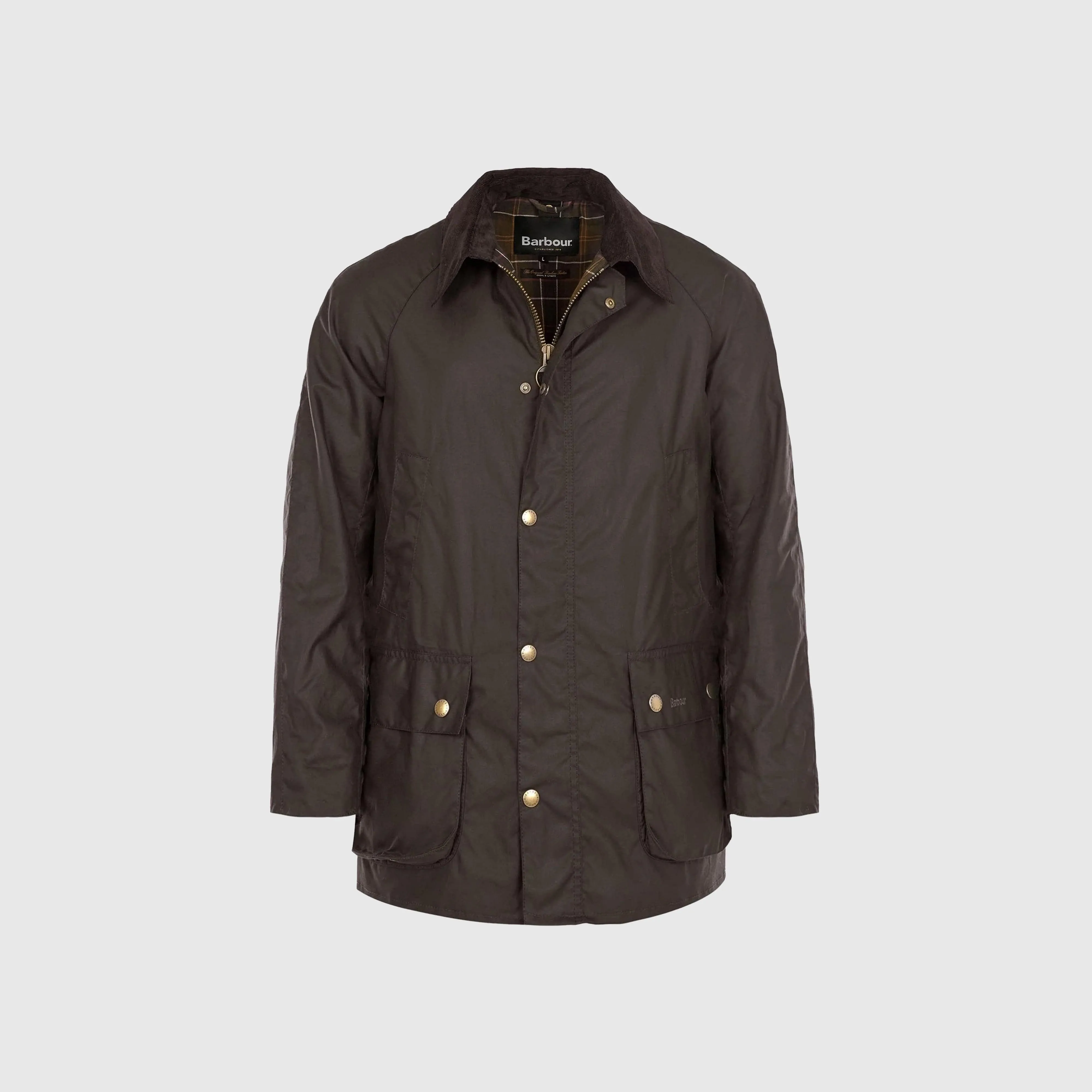 Barbour Ashby Wax Jacket - Olive