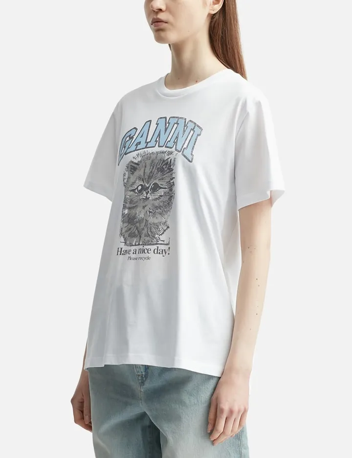 Basic Jersey Kitty Margot Relaxed T-shirt