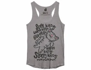 Big Bang Theory Soft Kitty Song Junior Racerback Tank