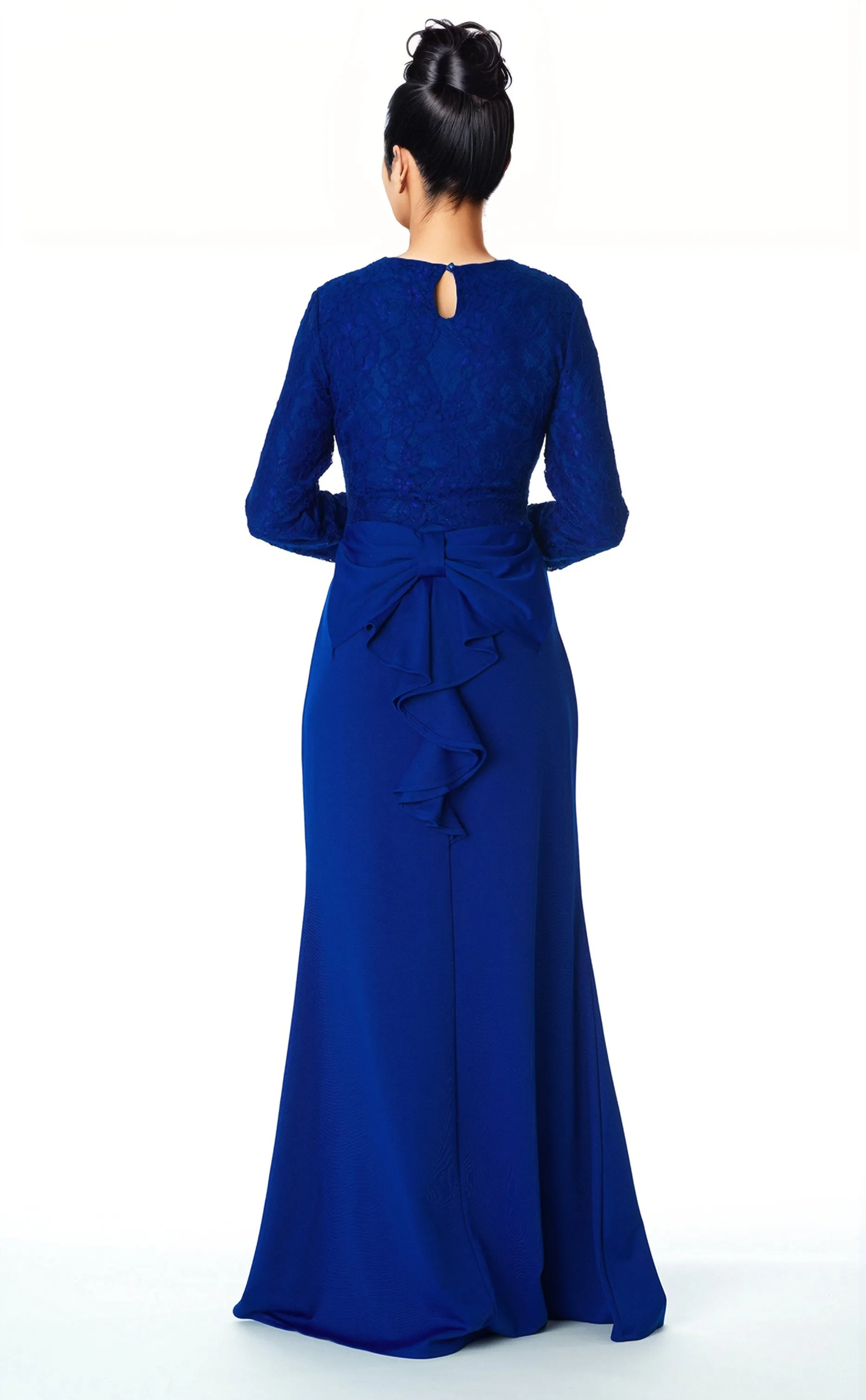 Bow-tie Fetching maxi dress