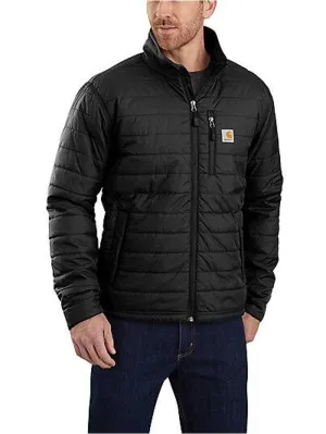 Carhartt 102208-001 Mens Rain Defender Insulated Lightweight Jacket Black