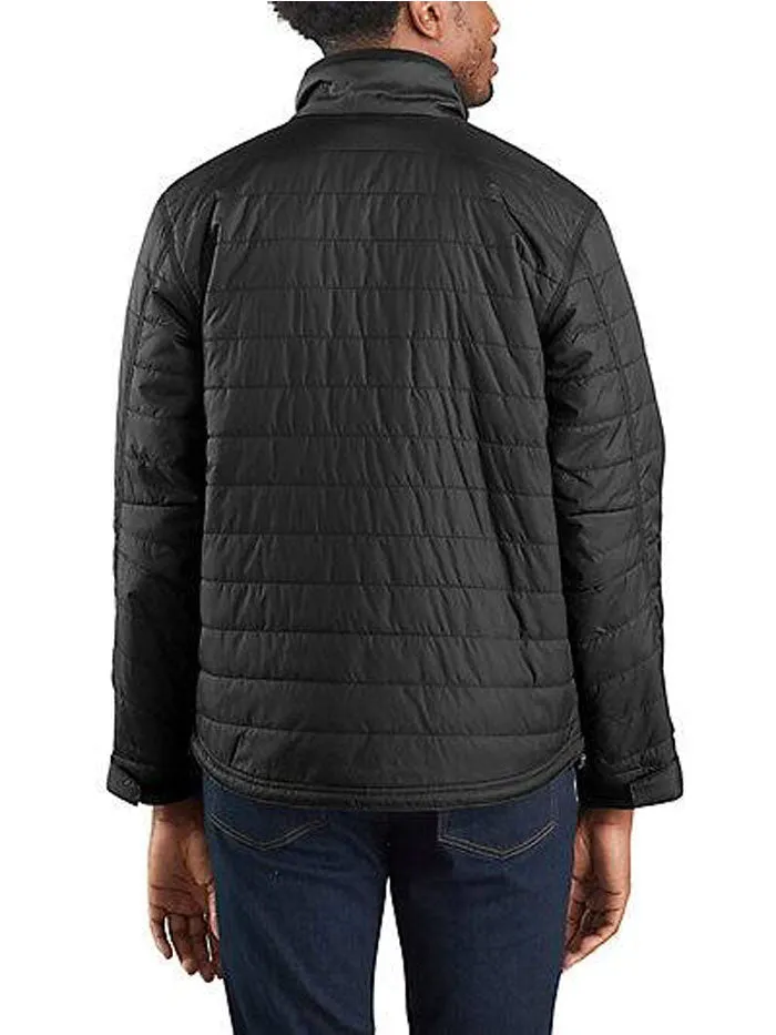 Carhartt 102208-001 Mens Rain Defender Insulated Lightweight Jacket Black