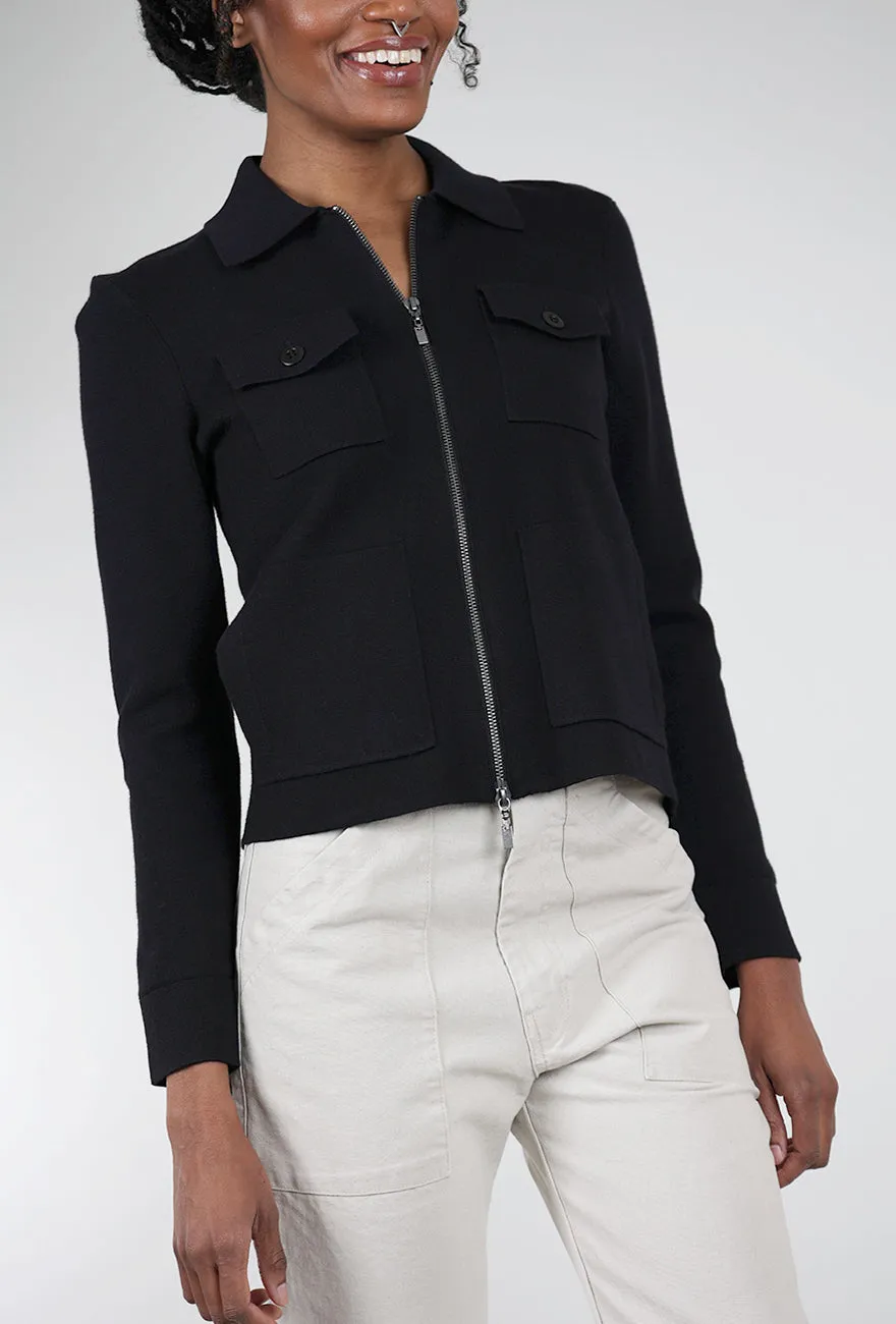 Crop Utility Cardie, Black