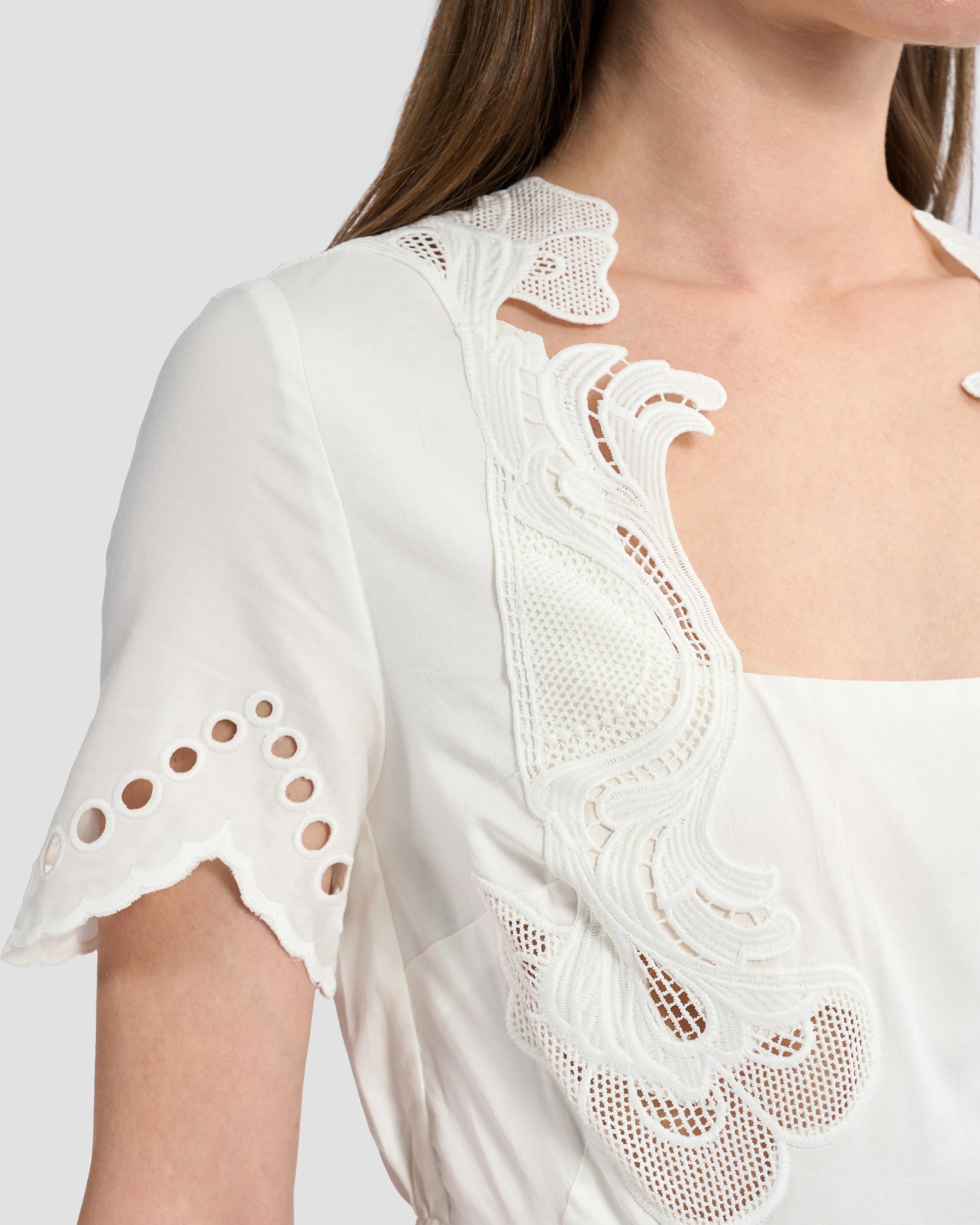 Cut-Out Sides Midi Dress