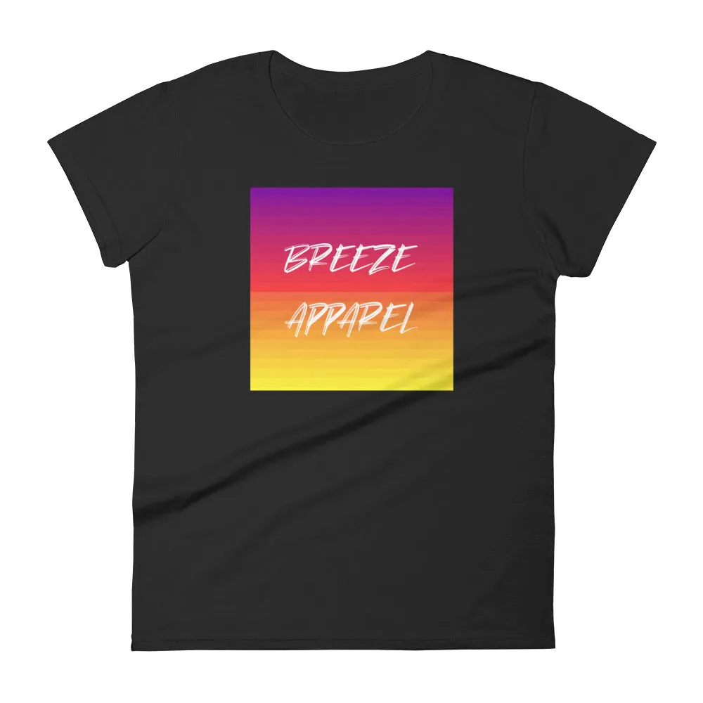'Desert Sunset' women's short-sleeved shirt