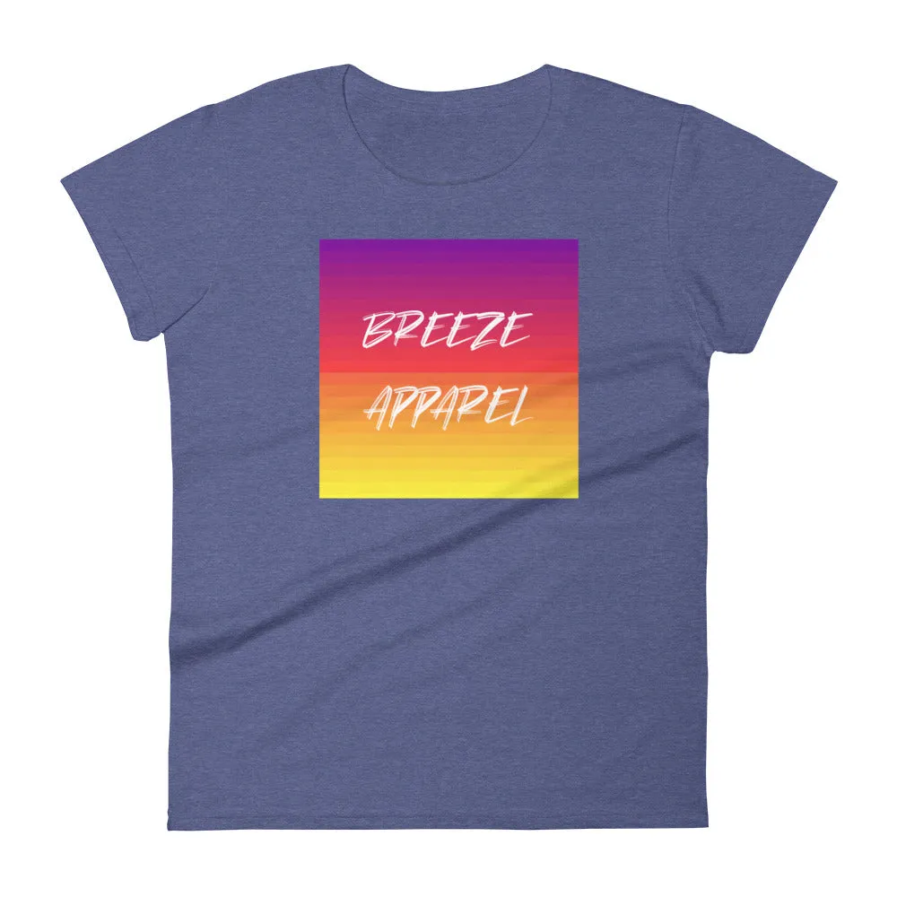 'Desert Sunset' women's short-sleeved shirt