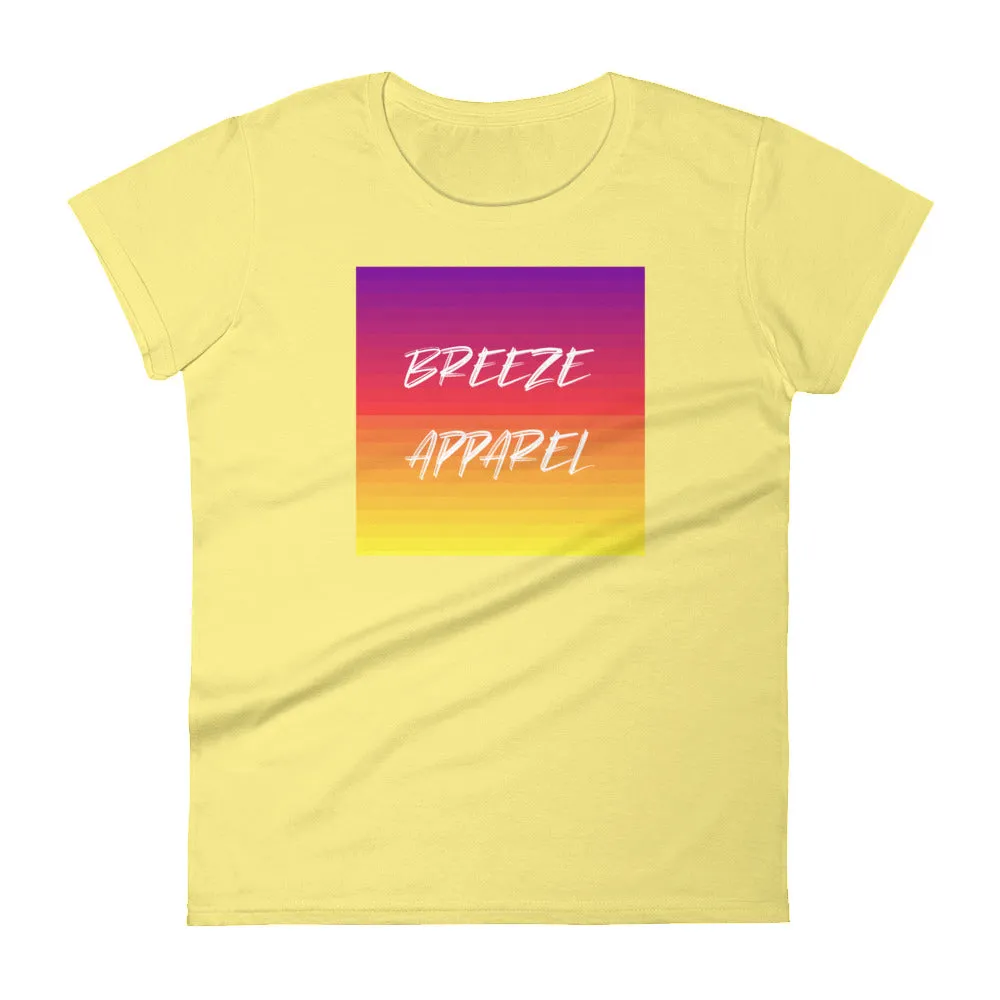 'Desert Sunset' women's short-sleeved shirt