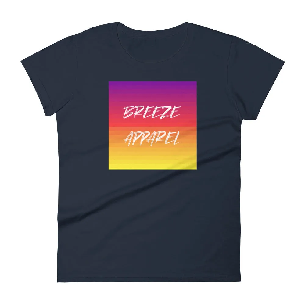 'Desert Sunset' women's short-sleeved shirt
