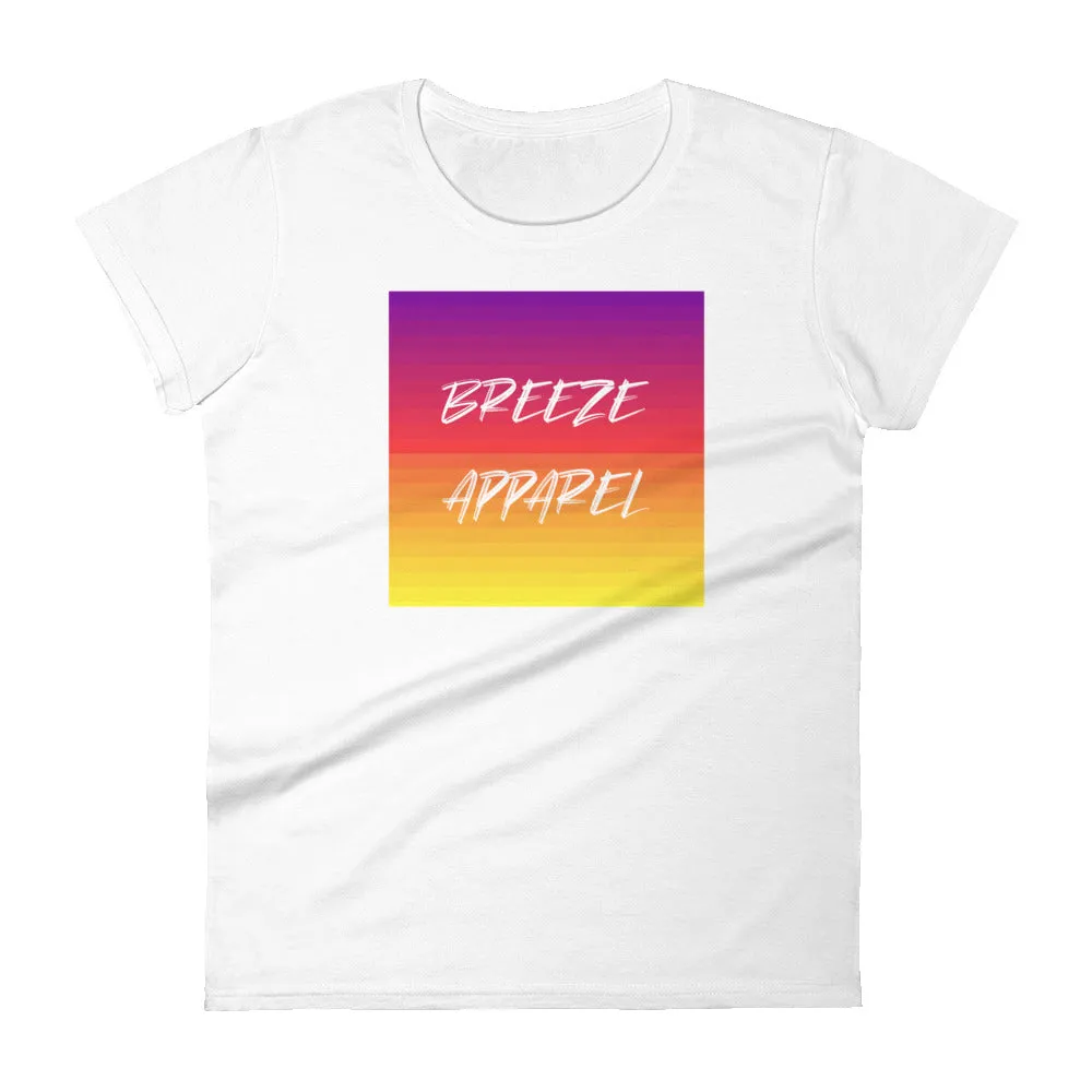 'Desert Sunset' women's short-sleeved shirt