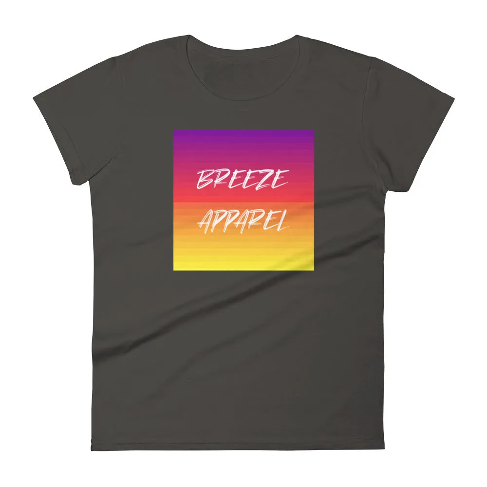 'Desert Sunset' women's short-sleeved shirt