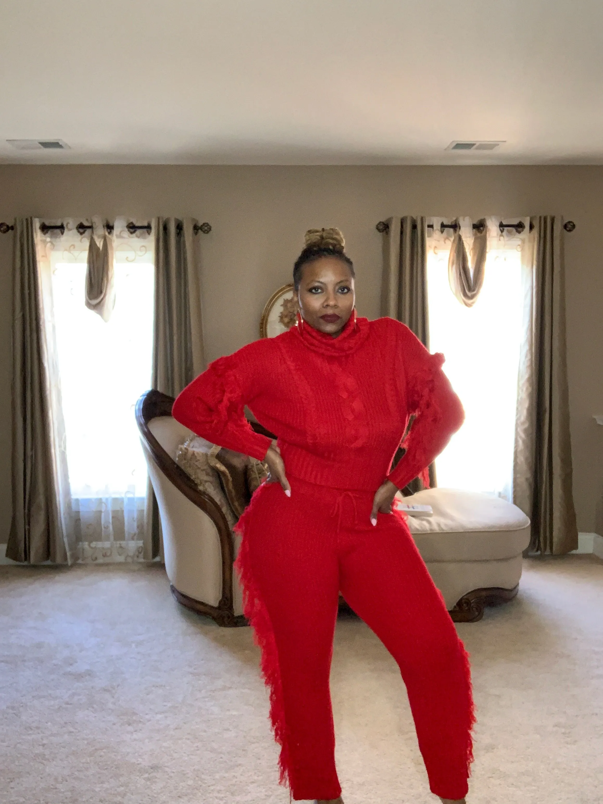 Fringe Me Please Sweater Set