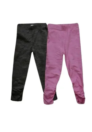 Girls Funky Diva Girls Leggings with Gathers