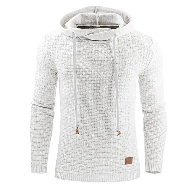 Heren Gebreide Hoodie – Warme Wintertrui, Stijlvolle & Comfortabele Pasvorm