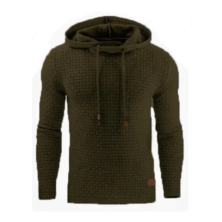 Heren Gebreide Hoodie – Warme Wintertrui, Stijlvolle & Comfortabele Pasvorm