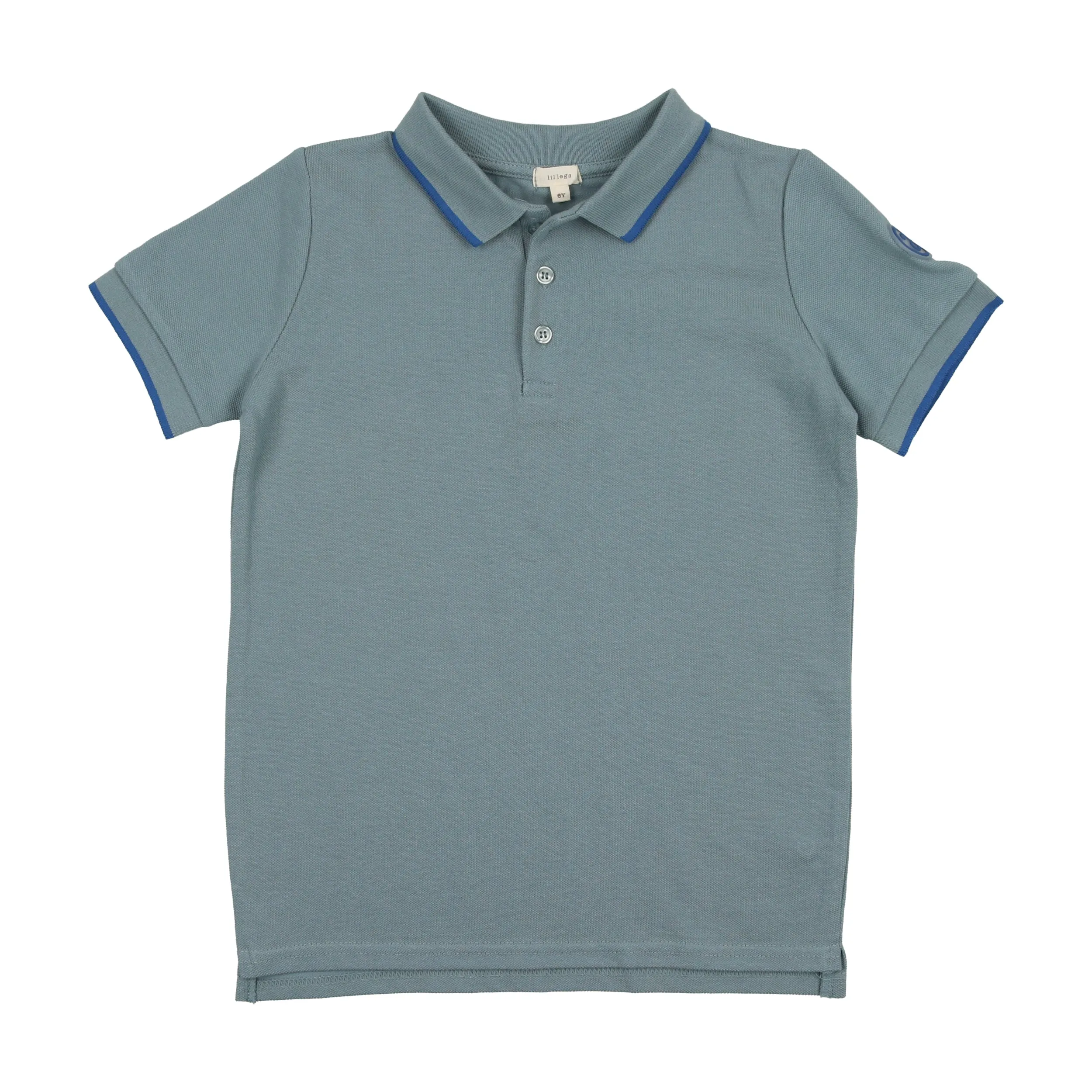 Lil Legs Ocean Short Sleeve Polo