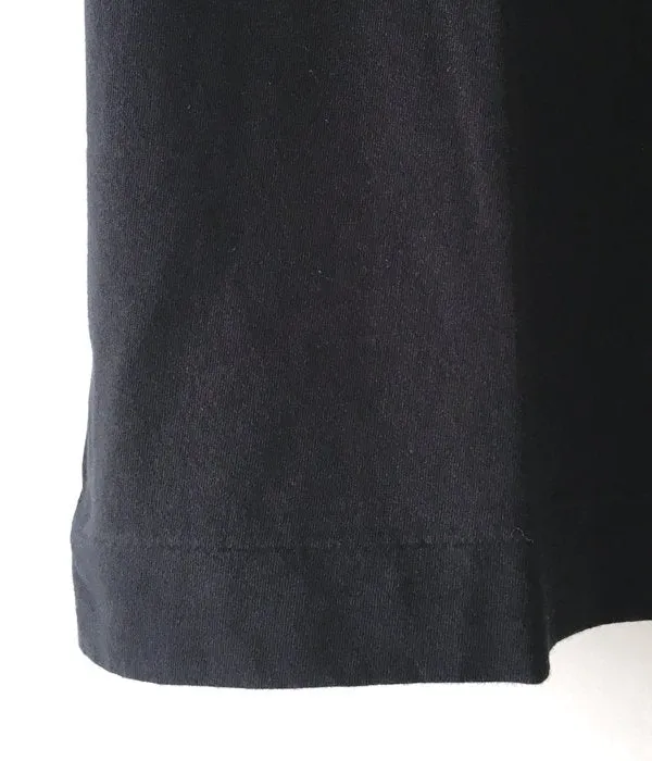 MHL./GARMENT DYE BASIC JERSEY SS T-SHIRTS (BLACK)