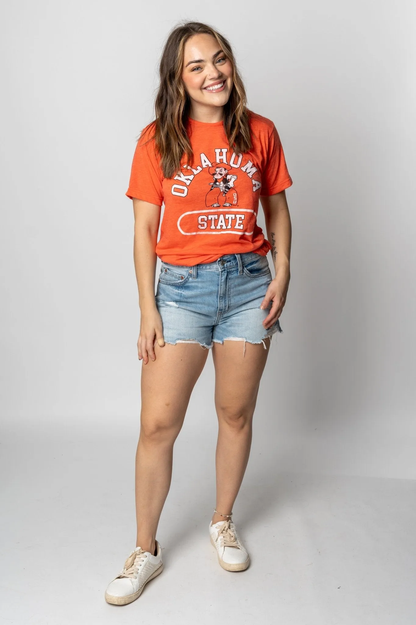 OSU Cowboys Pistol Pete State Arch unisex t-shirt