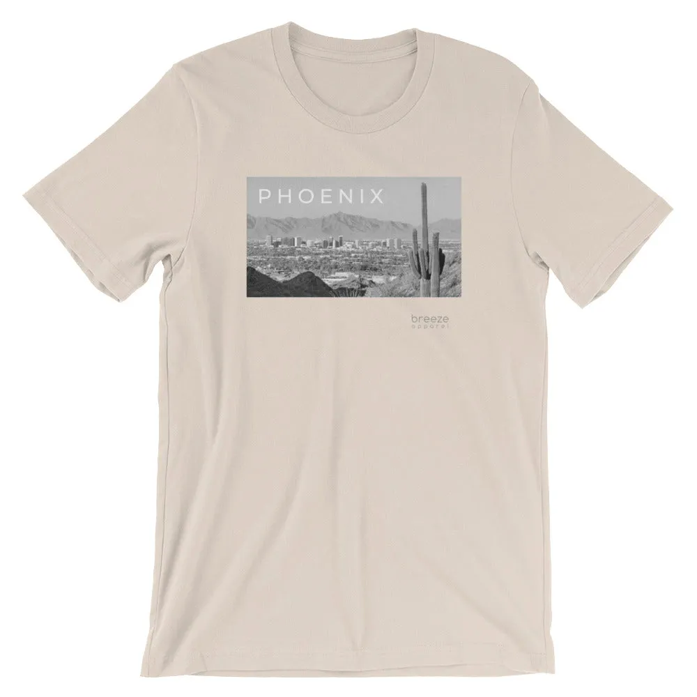 'Phoenix, Arizona' unisex short-sleeved shirt (19 colors)