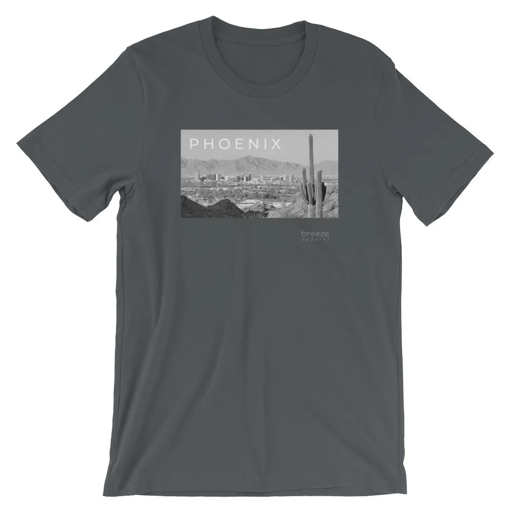 'Phoenix, Arizona' unisex short-sleeved shirt (19 colors)