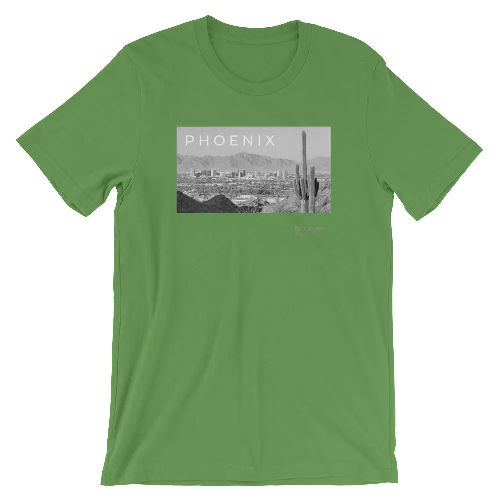 'Phoenix, Arizona' unisex short-sleeved shirt (19 colors)