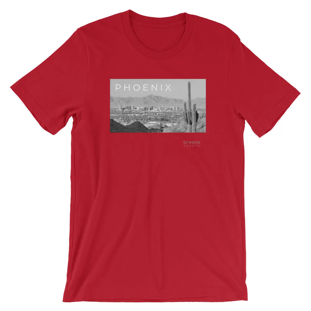 'Phoenix, Arizona' unisex short-sleeved shirt (19 colors)