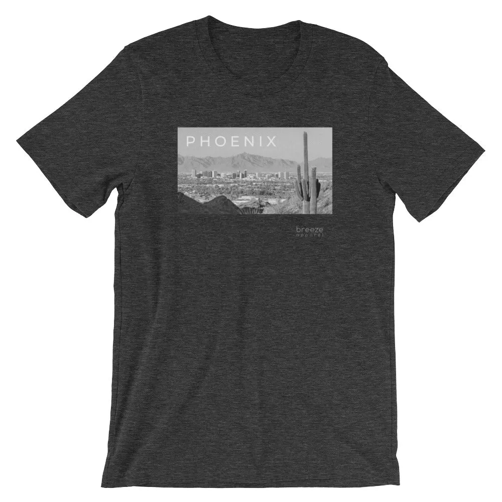'Phoenix, Arizona' unisex short-sleeved shirt (19 colors)