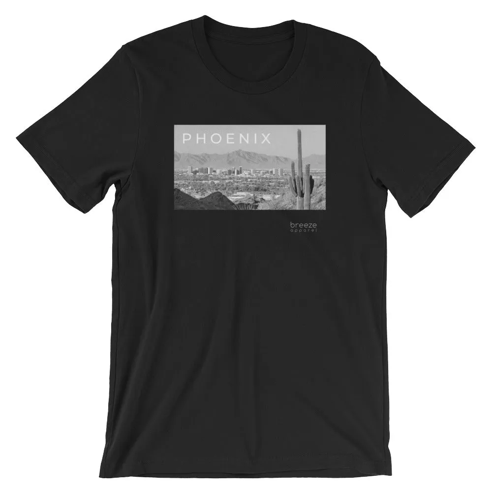 'Phoenix, Arizona' unisex short-sleeved shirt (19 colors)