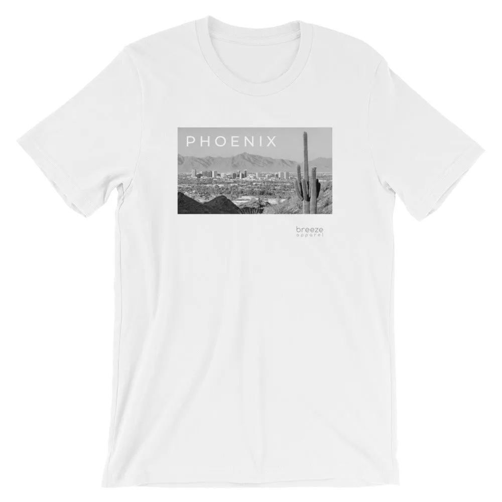 'Phoenix, Arizona' unisex short-sleeved shirt (19 colors)