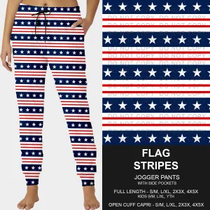 Pre-Order Flag Stripes Joggers (ETA: mid June)