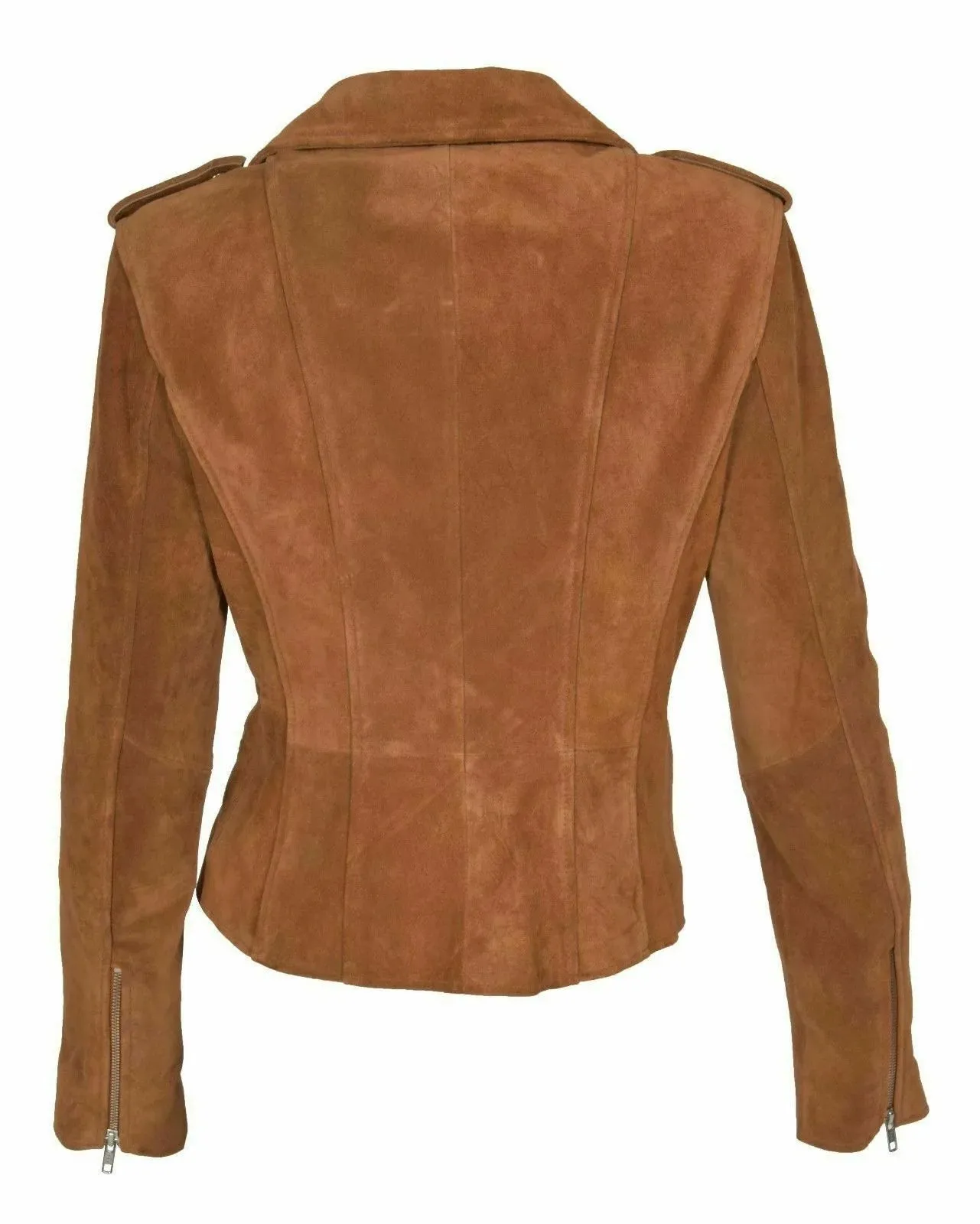 Premium Women's Fashion Suede Leather Jacket By TJS