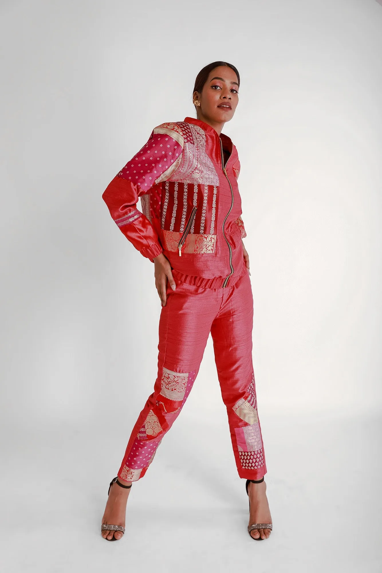 Roma Upcyled Unisex Silk Bomber Jacket 1.0
