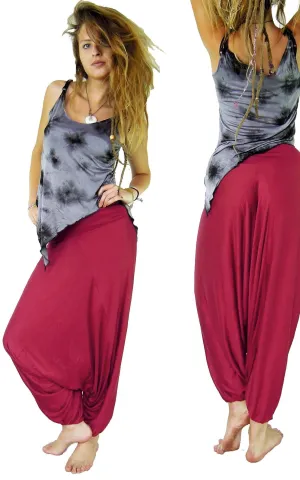Stretch Harems Baggy Pants