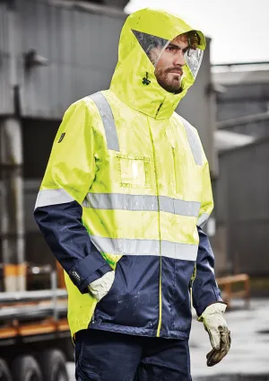 Syzmik Mens Hi Vis Lightweight Waterproof Vest (ZV358)