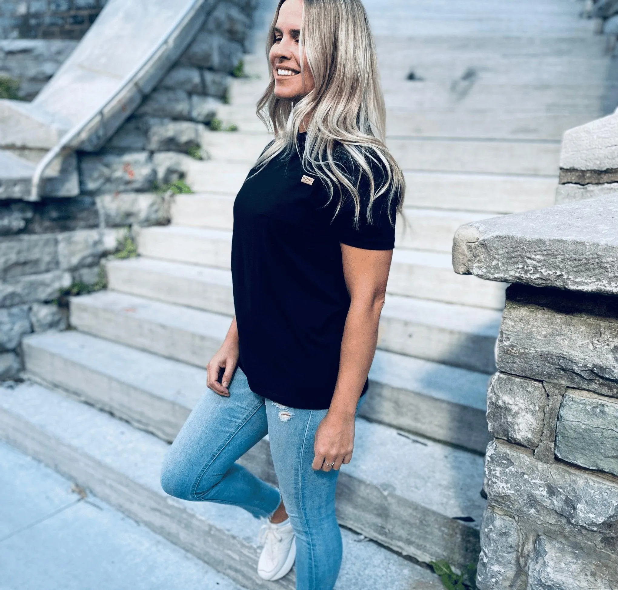 T-shirt Bambou Basic Noir