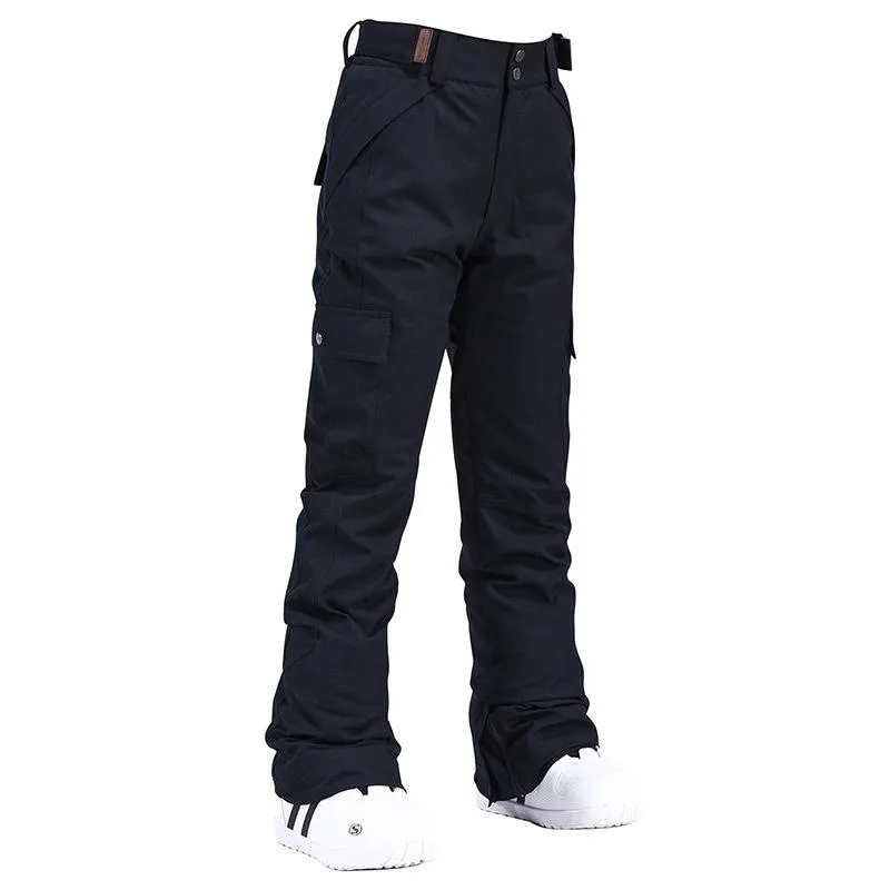 Women's Chic Insulated Waterproof Winter Snowboard Ski Bib Pants - US Promotion