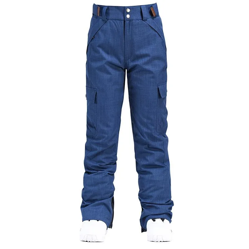 Women's Chic Insulated Waterproof Winter Snowboard Ski Bib Pants - US Promotion