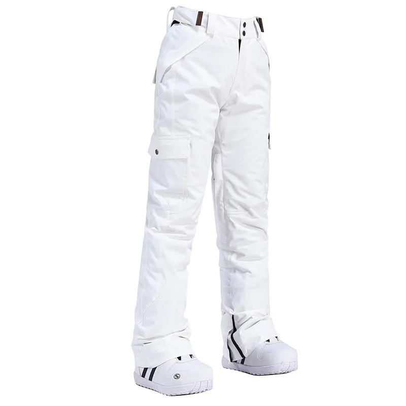 Women's Chic Insulated Waterproof Winter Snowboard Ski Bib Pants - US Promotion