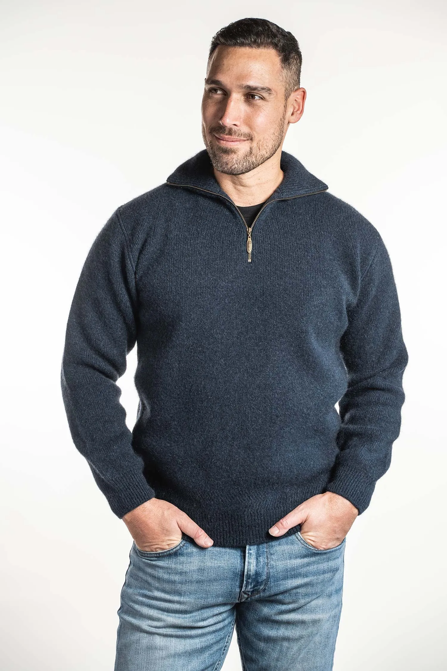 ZIP COLLAR JUMPER